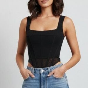 Miaou Black Campbell Corset XS– NWT